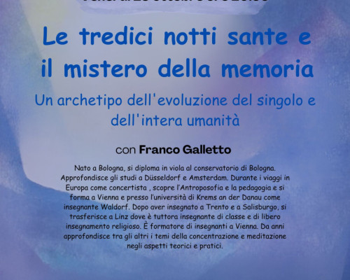 Le tredici notti sante e il mistero della memoria